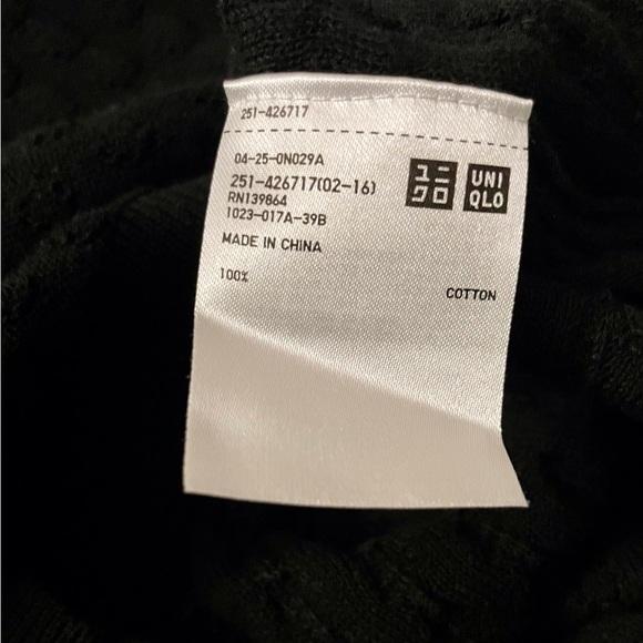 Black Pointelle Sweater - Picture 7 of 7